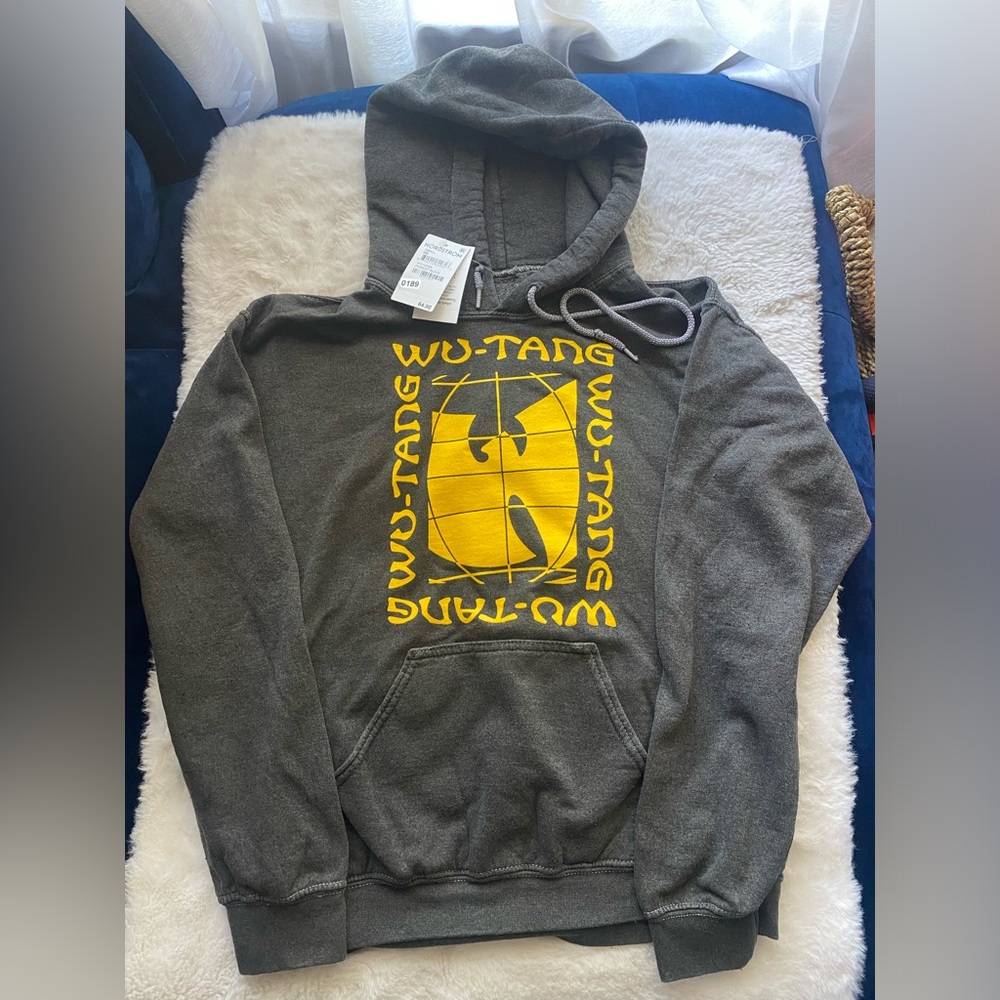 New Women Wutang Hoodie in Pigment Black Size Small will for YouTube XL